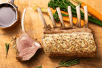 Parmesan crusted Rack of Lamb