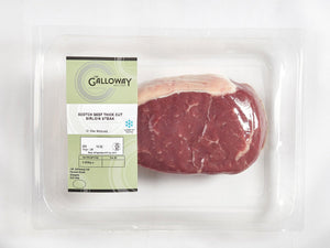 
                  
                    Load image into Gallery viewer, Scotch Beef Thick Cut Sirloin Steak packed
                  
                