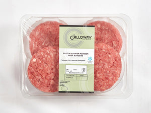 
                  
                    Load image into Gallery viewer, Scotch Quarter Pounder Beef Burgers (454g) - JW Galloway
                  
                