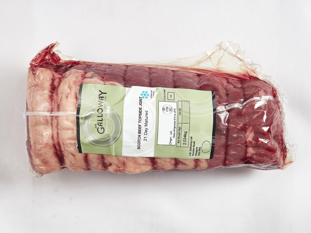 
                  
                    Load image into Gallery viewer, Scotch Beef Topside Joint packed
                  
                