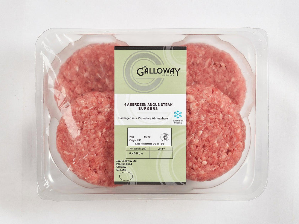 
                  
                    Load image into Gallery viewer, Aberdeen Angus Burgers Packaging
                  
                
