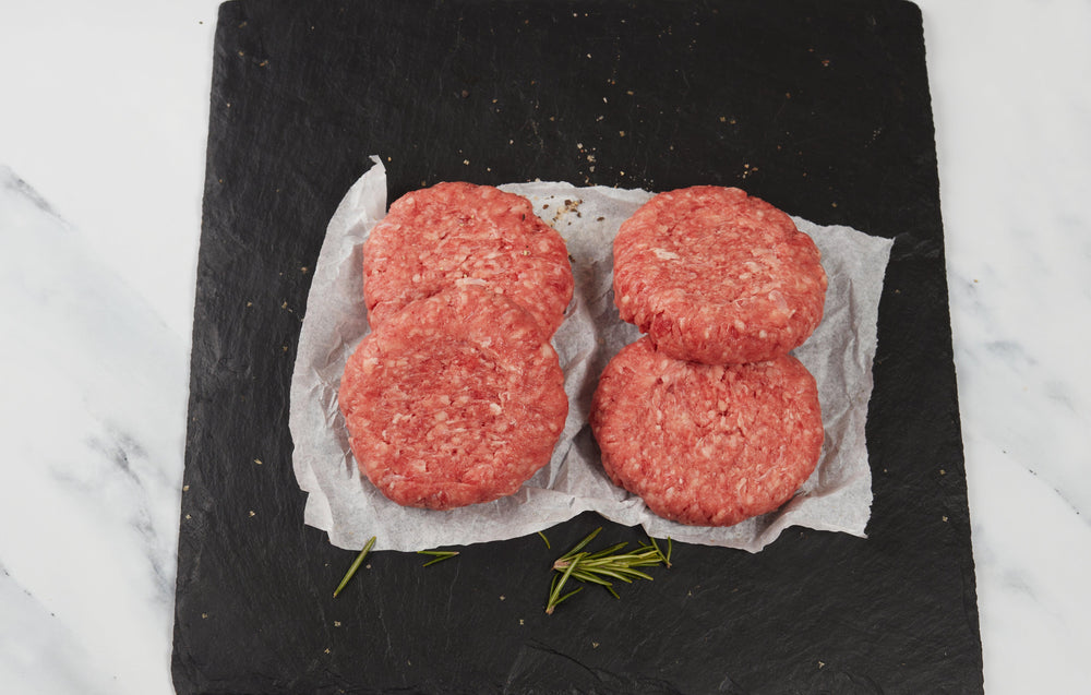 
                  
                    Load image into Gallery viewer, Aberdeen Angus Burgers Raw
                  
                