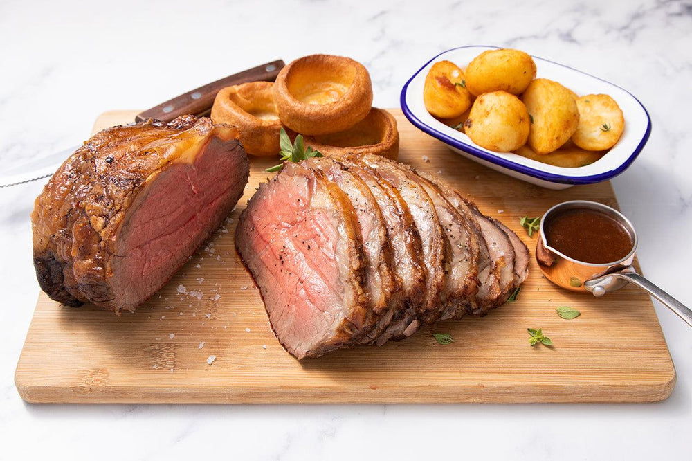 Scotch Beef Sirloin Joint cooked