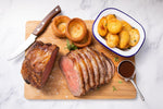 Scotch Beef Sirloin Joint with a rich red wine Jus 