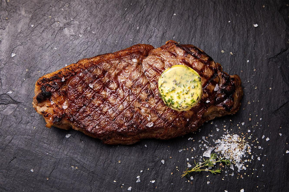 
                  
                    Load image into Gallery viewer, Sirloin with Herb and Garlic Butter
                  
                